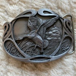 BERGAMOT BRASS WORKS Vintage Canadian Goose Belt Buckle